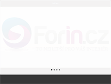 Tablet Screenshot of forin.cz